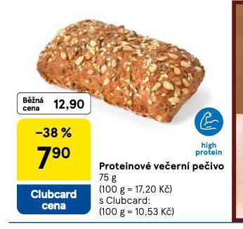 PROTEINOVÉ VEČERNÍ PEČIVO