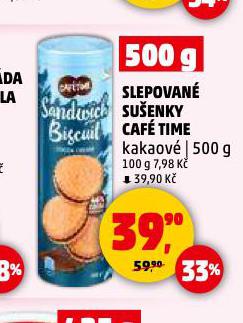 SLEPOVAN� SU�ENKY CAF� TIME