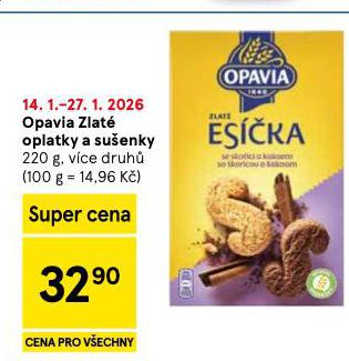 OPAVIA ZLAT� OPLATKY A SU�ENKY
