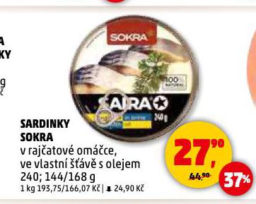 SARDINKY SOKRA