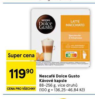 NESCAFÉ DOLCE GUSTO KÁVOVÉ KAPSLE