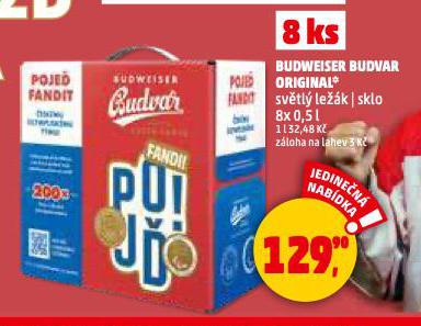 PIVO BUDWEISER BUDVAR