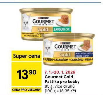 GOURMET GOLD PAŠTIKA PRO KOČKY