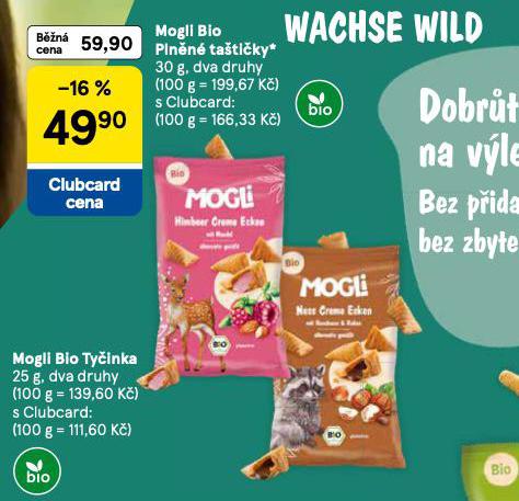 MOGLI BIO PLNĚNÉ TAŠTIČKY