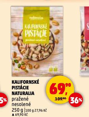 KALIFORNSKÉ PISTÁCIE NATURALIA
