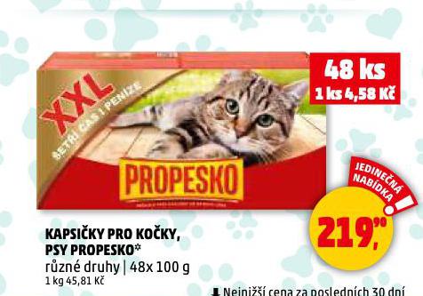 PROPESKO KAPSIČKY PRO PSY