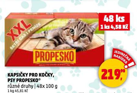 PROPESKO KAPSI�KY PRO KO�KY