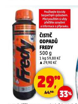 FREDY �ISTI� ODPAD�