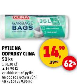 PYTLE NA ODPADKY CLINA