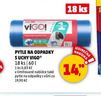 PYTLE NA ODPADKY S UCHY VIGO