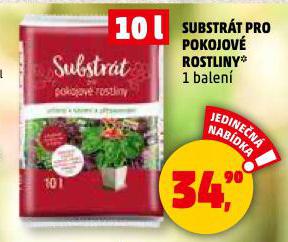 SUBSTR�T PRO POKOJOV� ROSTLINY