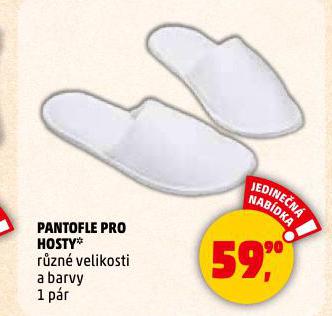 PANTOFLE PRO HOSTY