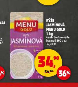 RݎE JASM�NOV� MENU GOLD