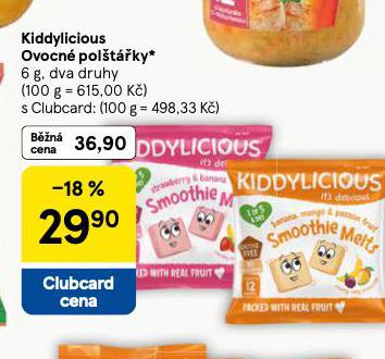 KIDDYLICIOUS OVOCNÉ POLŠTÁŘKY
