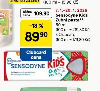 SENSODYNE KIDS ZUBN� PASTA