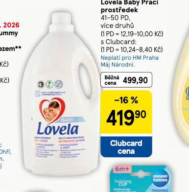 LOVELA BABY PRAC� PROST�EDEK