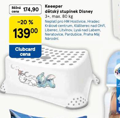 KEEPER DĚTSKÝ STUPÍNEK DISNEY