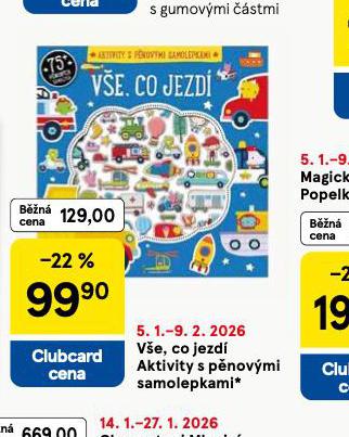 VŠE JEZDÍ AKTIVITY S PĚNOVÝMI SAMOLEPKAMI