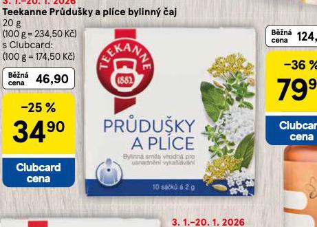 TEEKANNE PR�DU�KY A PL�CE BYLINN� �AJ