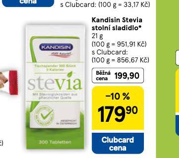 KANDISIN STEVIA STOLN� SLADIDLO