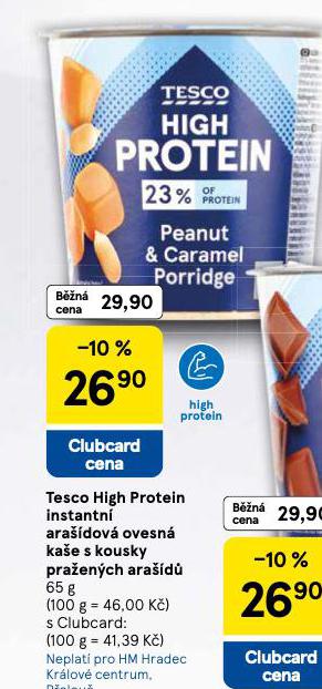 TESCO HIGH PROTEIN INSTANTN� ARA��DOV� OVESN� KA�E S KOUSKY PRA�EN�CH ARA��D�