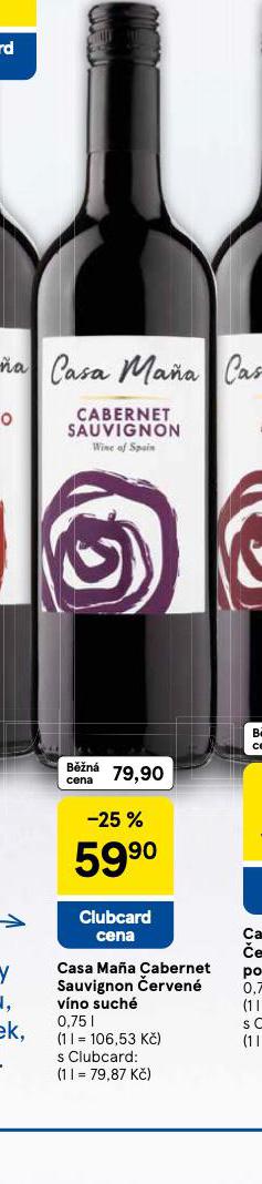 CASA MA�A CABERNET SAUVIGNON