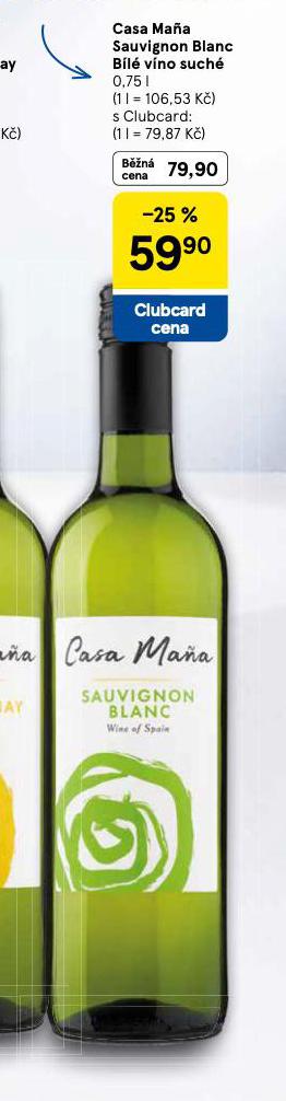CASA MA�A SAUVIGNON BLANC