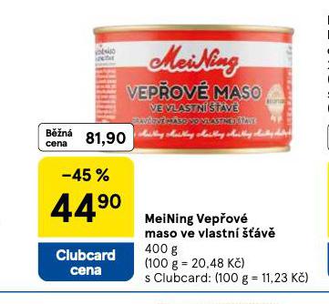 MEINING VEP�OV� MASO VE VLASTN� ���V�