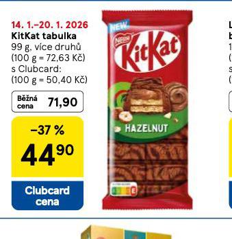 KITKAT TABULKA