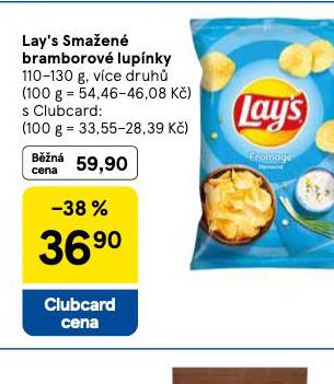 LAY´S SMAŽENÉ BRAMBOROVÉ LUPÍNKY