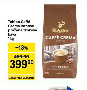 TCHIBO VAFF� CREMA INTENSE PRA�EN� ZRNKOV� K�VA