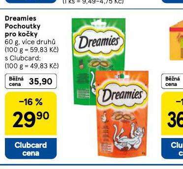 DREAMIES POCHOUTKY PRO KO�KY