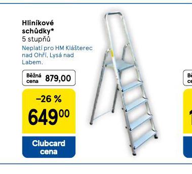 HLINÍKOVÉ SCHŮDKY 5 STUPŇŮ