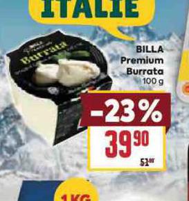 BILLA PREMIUM BURRATA