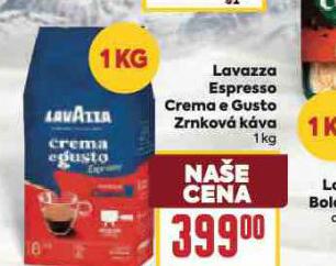 LAVAZZA ESPRESSO CREMA E GUSTO ZRNKOV� K�VA