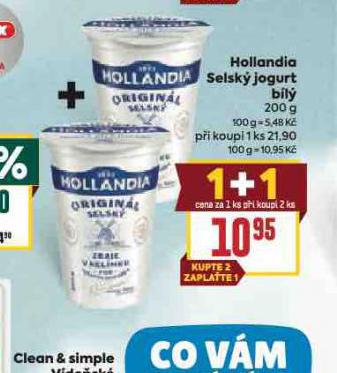 HOOLLANDIA SELSK� JOGURT B�L�