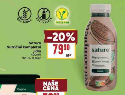 SATURO NUTRI�N� KOMPLETN� J�DLO