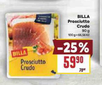BILLA PROSCIUTTO CRUDO