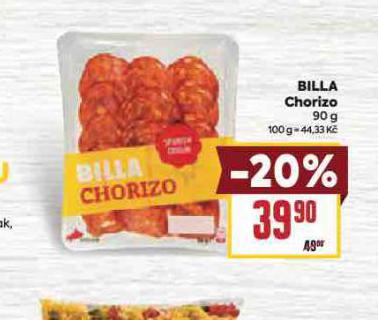 BILLA CHORIZO