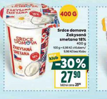 ZAKYSAN� SMETANA 18%