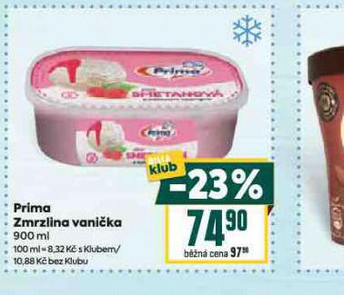 PRIMA ZMRZLINA VANI�KA