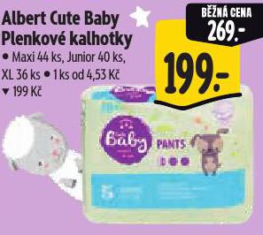 CUTE BABY PLENKOVÉ KALHOTKY