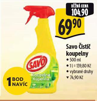 SAVO �ISTI� NA KOUPELNU