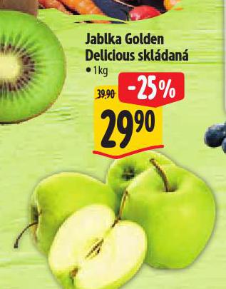 JABLKA GOLDEN DELICIOUS