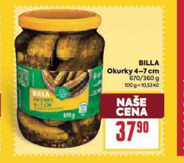 BILLA OKURKY 4-7 CM