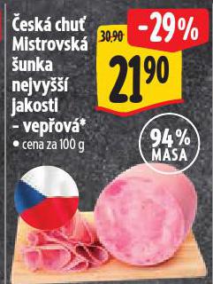 MISTROVSK� �UNKA NEJVY��� JAKOSTI