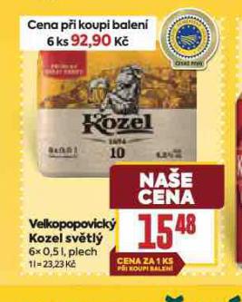 PIVO VELKOPOPOVICK� KOZEL 10