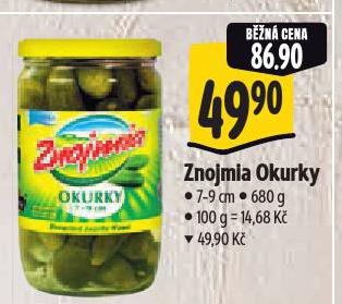 ZNOJMIA OKURKY