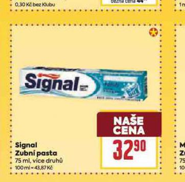 SIGNAL ZUBN� PASTA