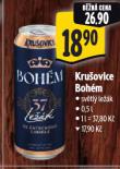PIVO KRU�OVICE BOH�M